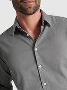 CAMISA ALGODÃO VERDE MANGA COMPRIDA REGULAR FIT MARK BELLUCCI