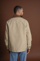 SOBRETUDO ALGODÃO REGULAR FIT CRU LISO MR. BLUE