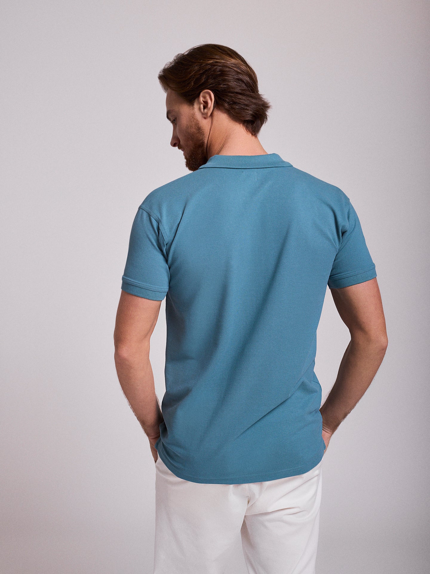 POLO VERDE MANGA CURTA REGULAR FIT MR. BLUE