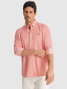 CAMISA VERMELHA MANGA COMPRIDA REGULAR FIT MR. BLUE
