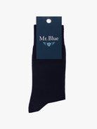 MEIAS ALGODÃO AZUIS REGULAR FIT MR. BLUE