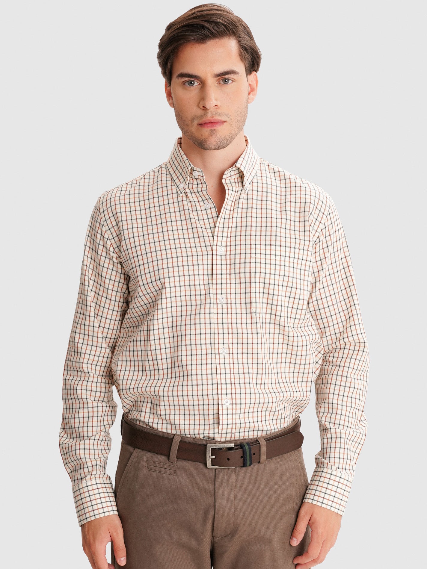 CAMISA VERMELHA REGULAR FIT MR. BLUE