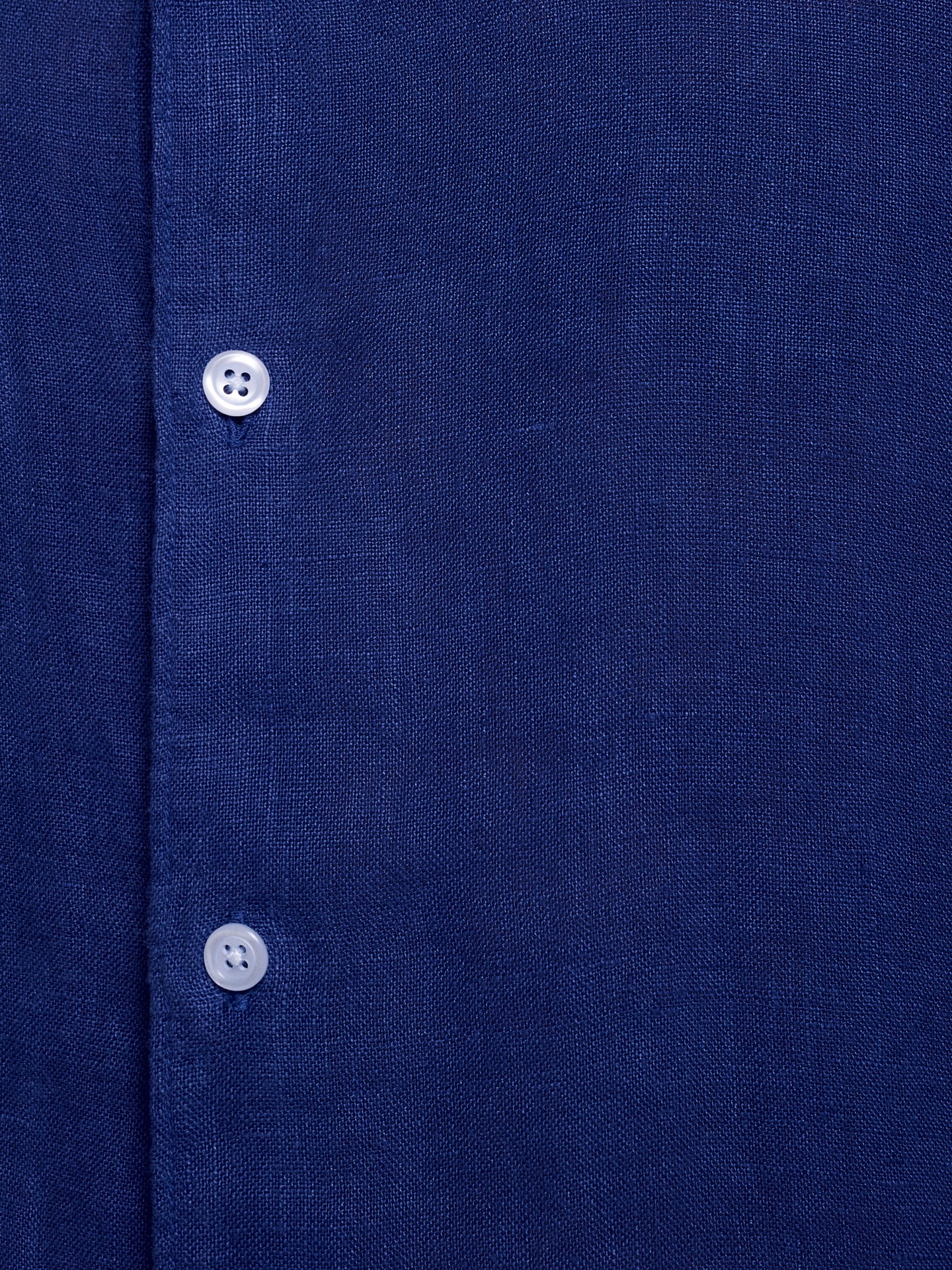 CAMISA LINO AZUL MANGA LARGA SASTRERÍA MARK BELLUCCI