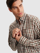 CAMISA VERDE REGULAR FIT MR. BLUE