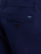 CALÇAS TWILL AZUIS REGULAR FIT MR. BLUE