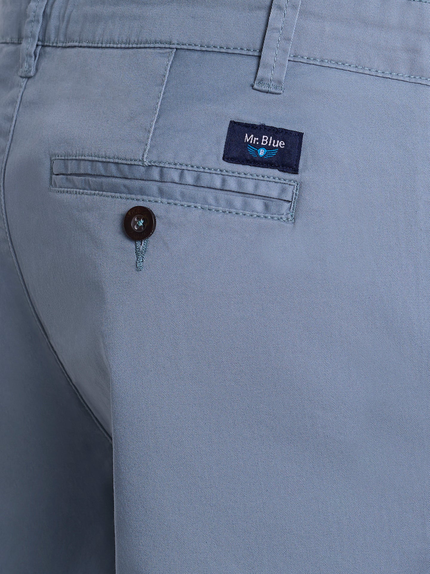 BLUE COTTON BERMUDA REGULAR FIT MR. BLUE