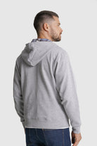 HOODIE ALGODÃO REGULAR FIT CINZENTO LISO MR. BLUE