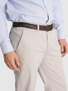 CALÇAS TWILL CINZENTAS REGULAR FIT MR. BLUE