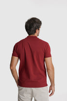 POLO ALGODÃO REGULAR FIT BORDEAUX LISO MR. BLUE
