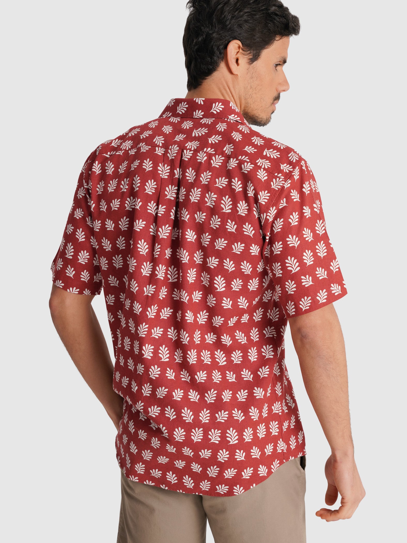 CAMISA ROSA MANGA CURTA REGULAR FIT MR. BLUE