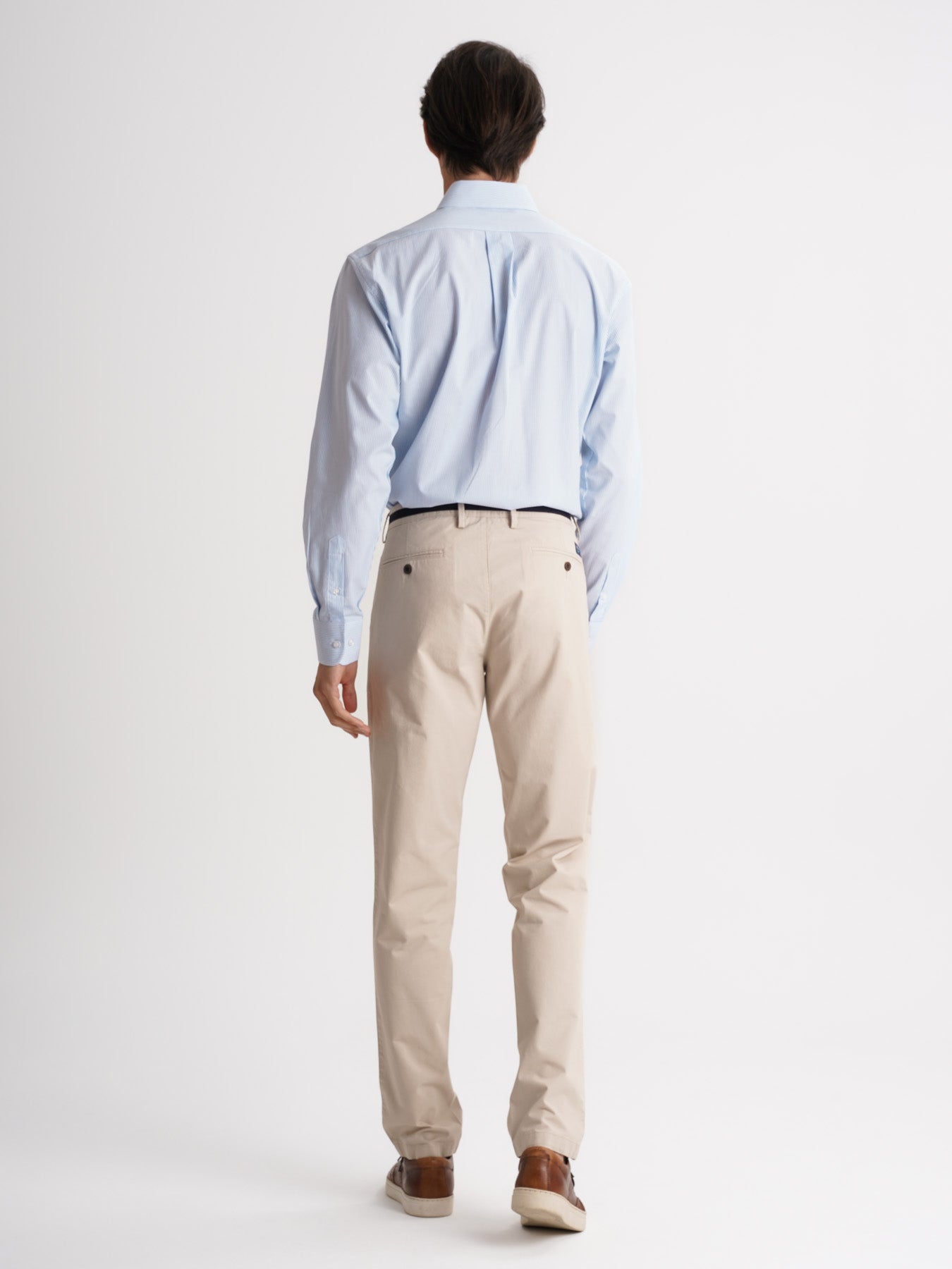 Slim Fit Twill Beige Mr. Blue Chinos