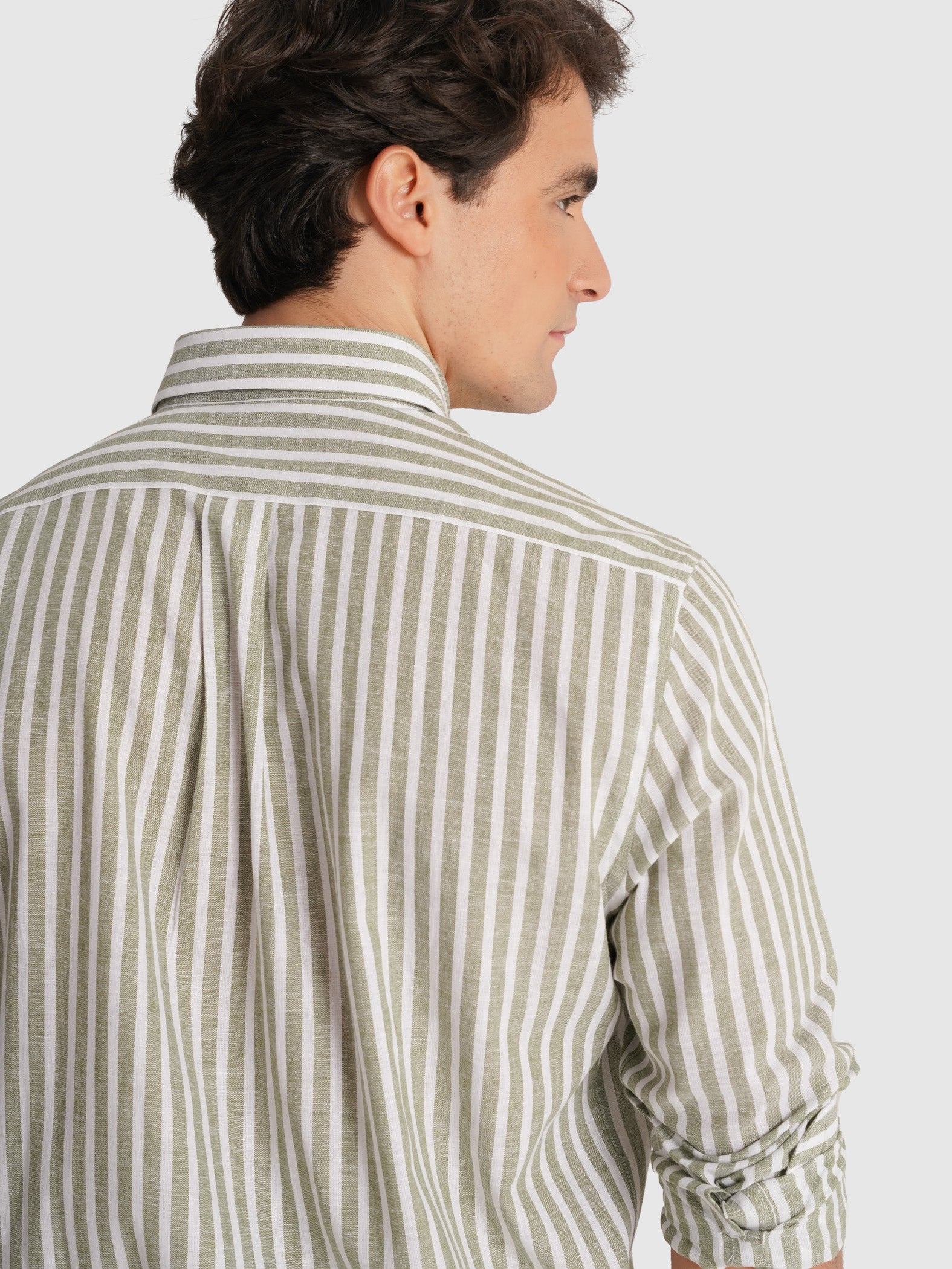 CAMISA VERDE MANGA COMPRIDA REGULAR FIT MR. BLUE