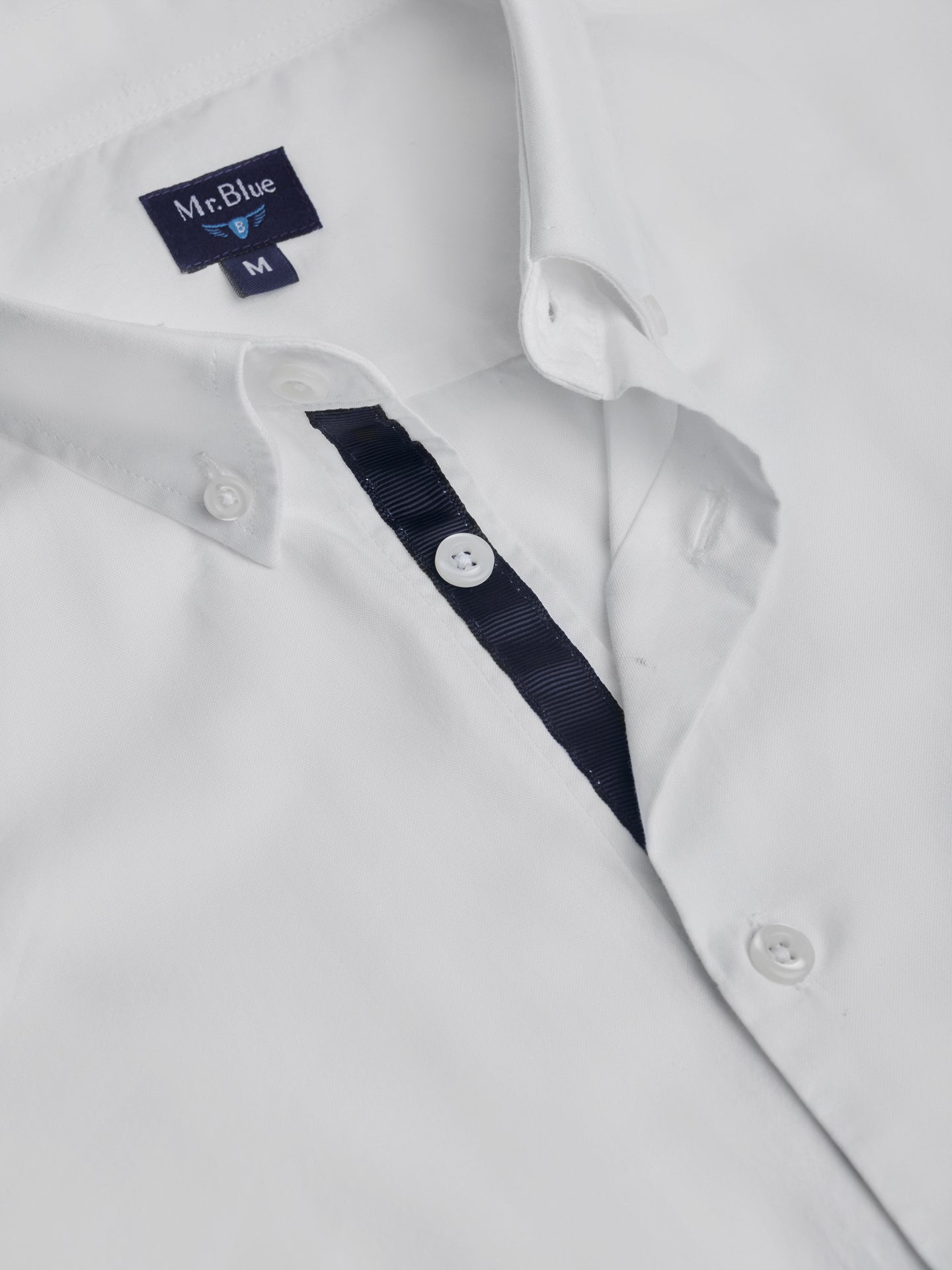 CAMISA BRANCA SLIM FIT MR. BLUE