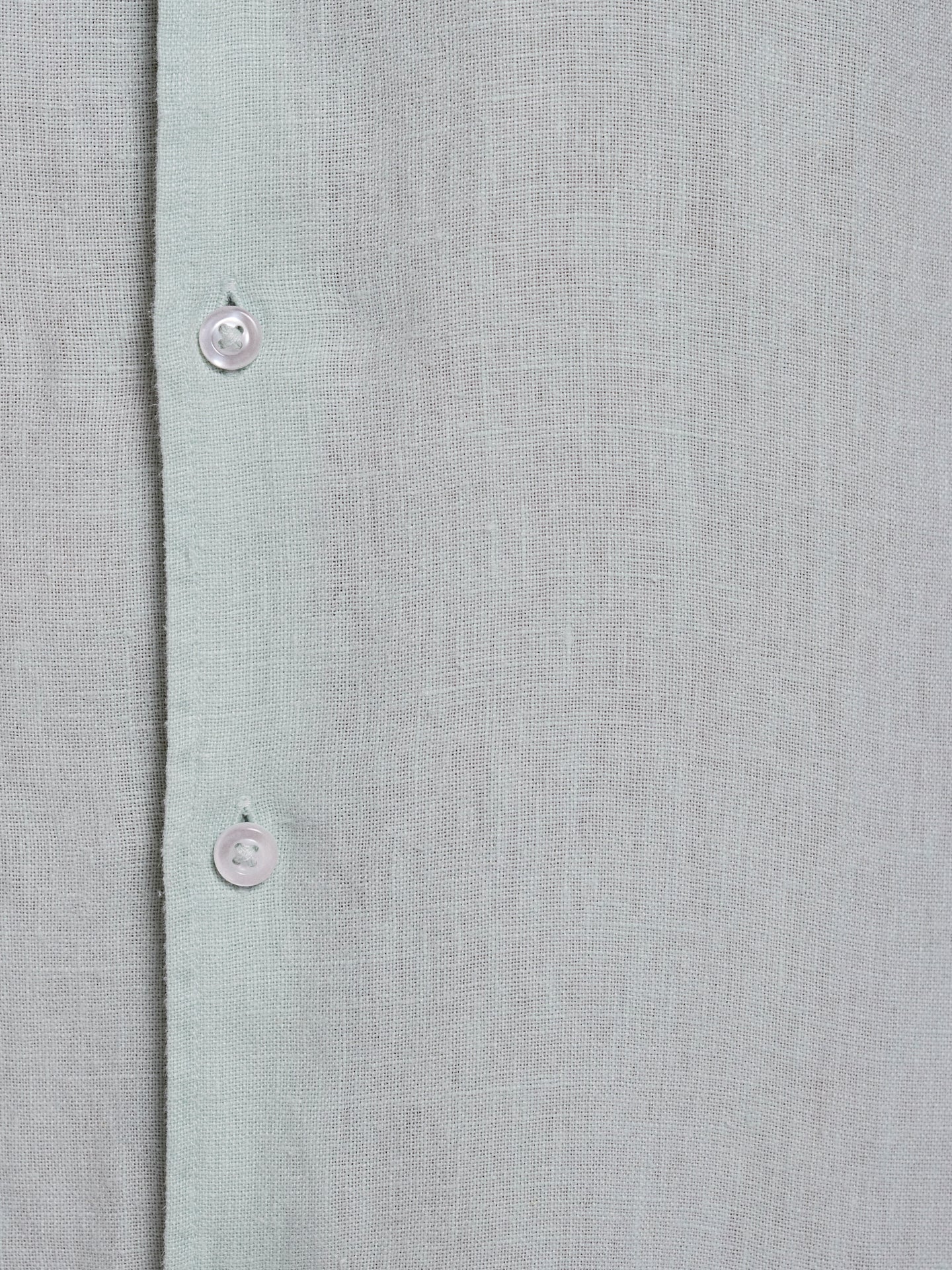 Camisa Linho Verde Manga Comprida Tailored Fit Mr. Blue