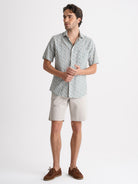 Camisa Regular Fit Linho Azul Mr. Blue