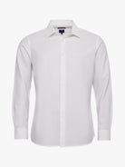 Camisa Algodão Branca Manga Comprida Regular Fit Mr. Blue