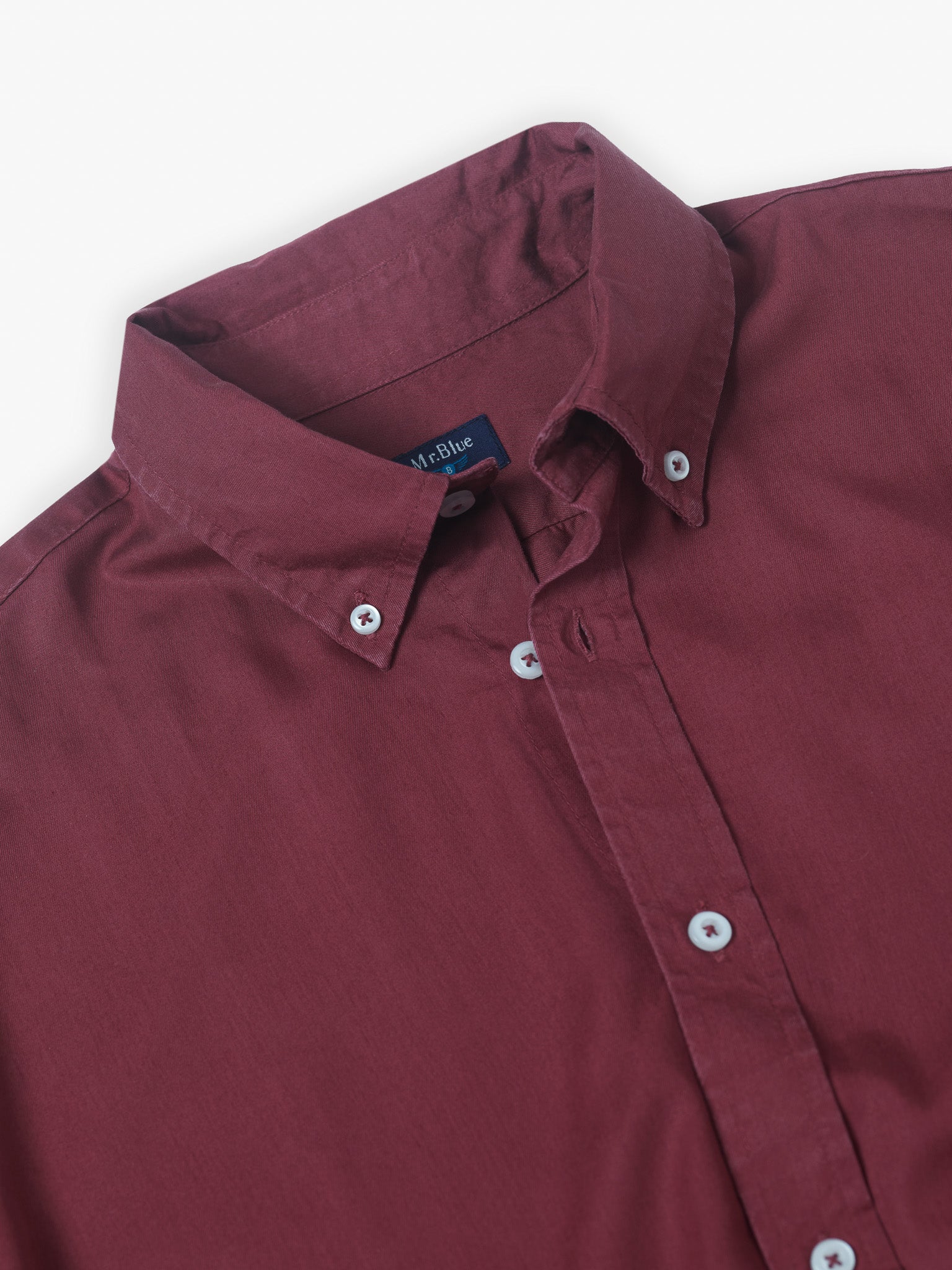 PINK LONG SLEEVE REGULAR FIT MR SHIRT. BLUE