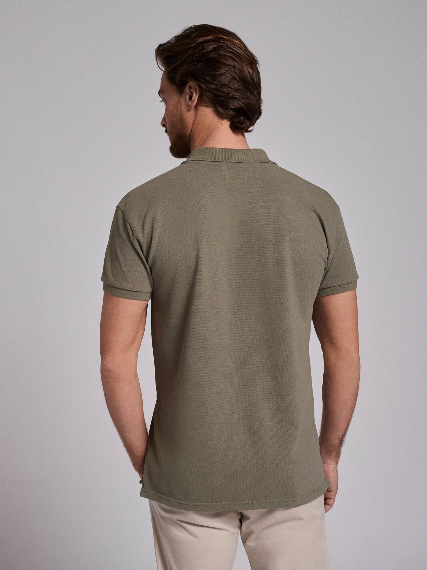 POLO ALGODÃO VERDE MANGA CURTA REGULAR FIT MARK BELLUCCI