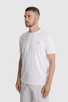 T-SHIRT ALGODÃO REGULAR FIT BRANCA LISA MR. BLUE