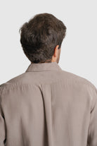 CAMISA TENCEL REGULAR FIT BEGE LISA MARK BELLUCCI