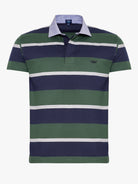 Rugbie Regular Fit Riscas Verde Mr. Blue