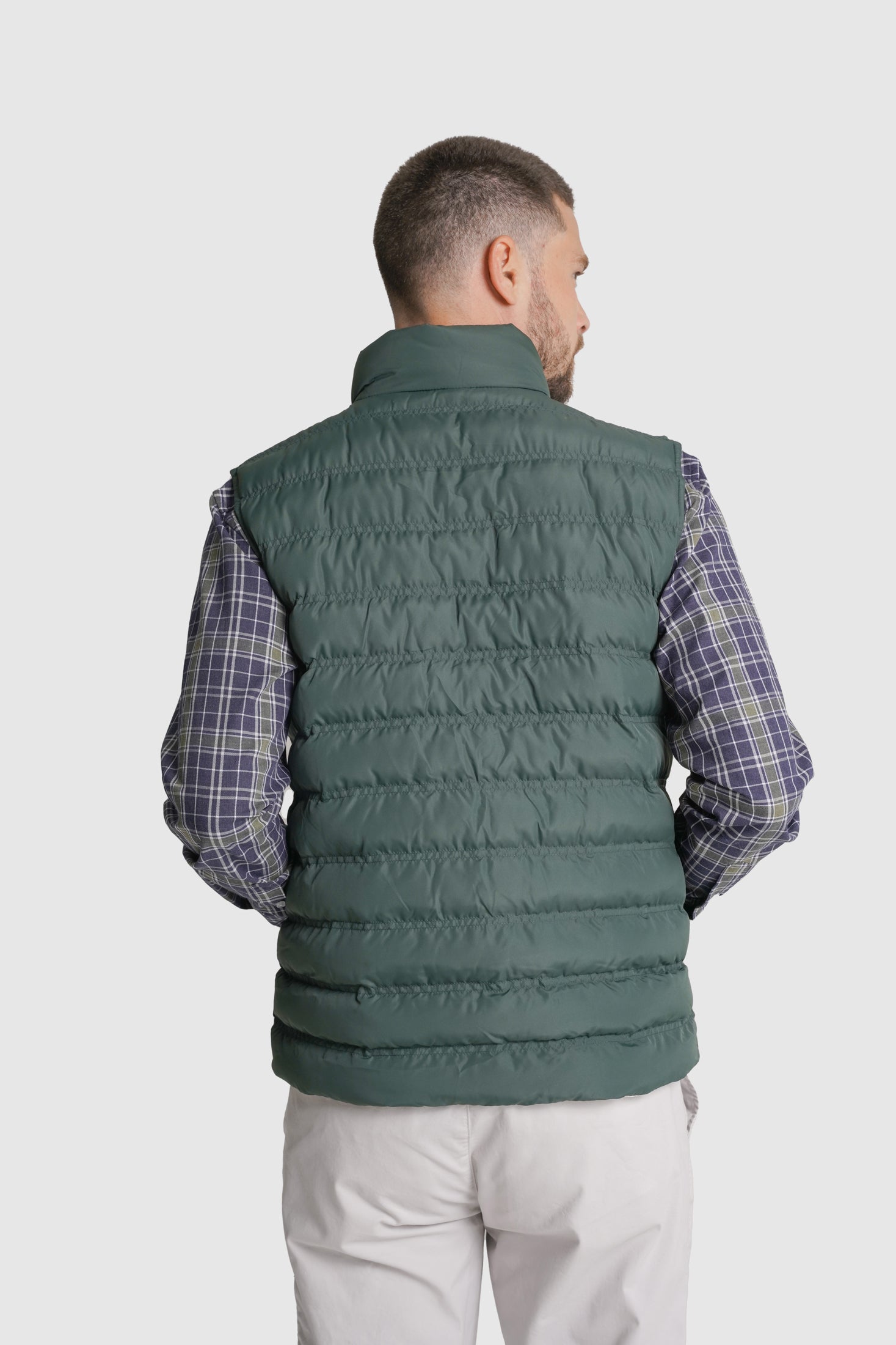 COLETE OUTROS REGULAR FIT VERDE LISO MR. BLUE