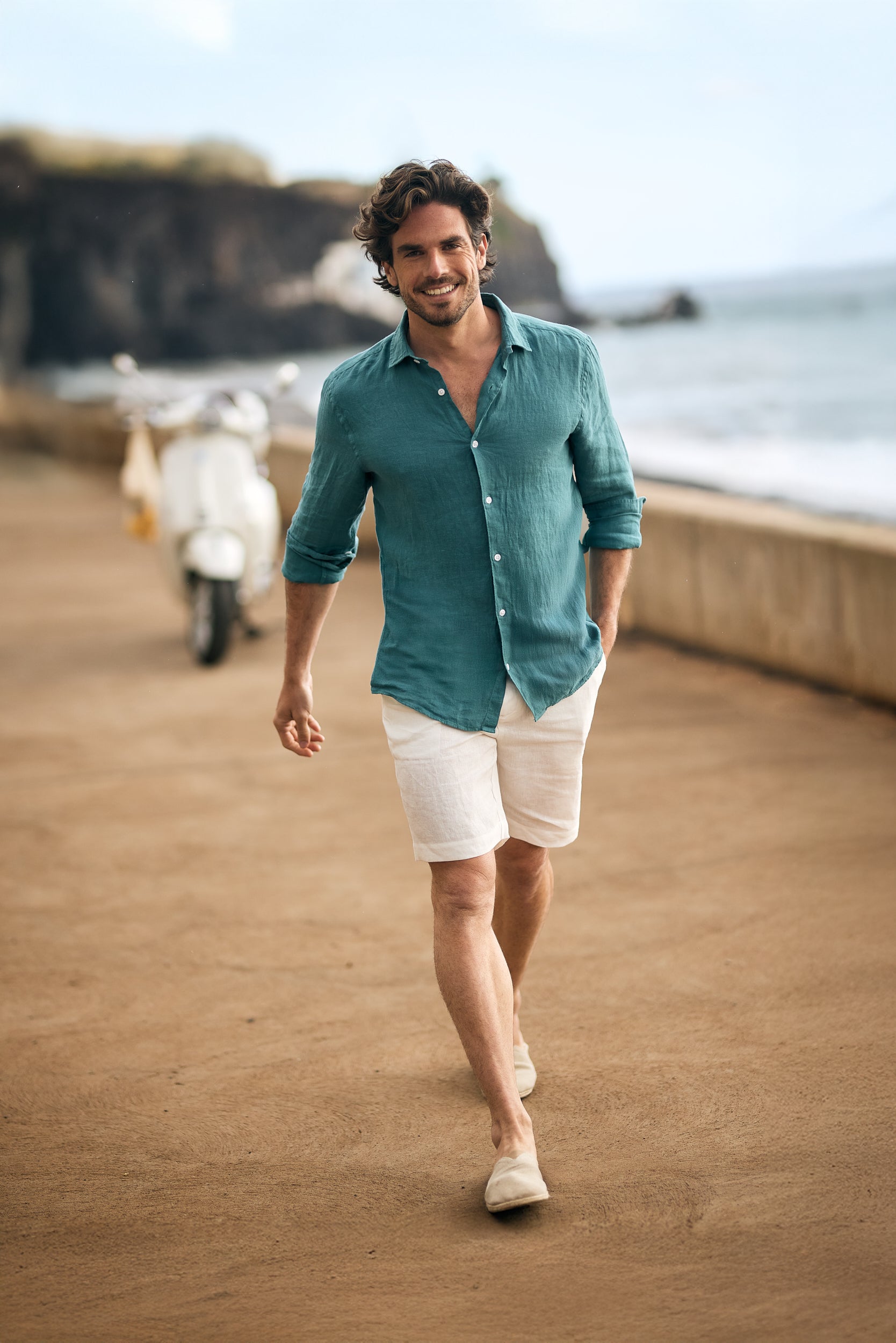 CAMISA SASTRERÍA MANGA LARGA VERDE MARK BELLUCCI