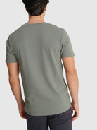 T-SHIRT PIQUET VERDE MANGA CURTA REGULAR FIT MR. BLUE