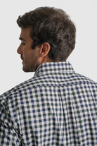 CAMISA ALGODÃO REGULAR FIT BRANCA QUADRADA MR. BLUE