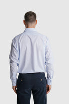 CAMISA POPELINE CLASSIC FIT BRANCA LISA MR. BLUE