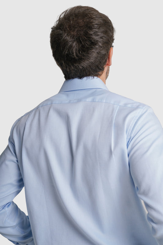 CAMISA OXFORD CLASSIC FIT AZUL LISA MR. BLUE