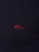 RUGBIE ALGODÃO AZUL MANGA COMPRIDA REGULAR FIT MR. BLUE