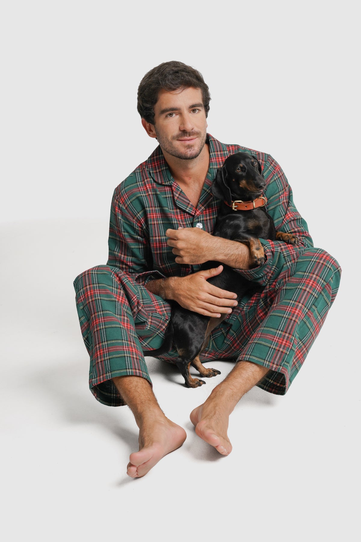 PIJAMA ALGODÃO CLASSIC FIT BORDEAUX QUADRADO MR. BLUE