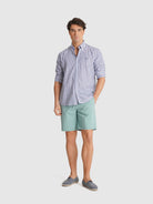 CAMISA AZUL MANGA COMPRIDA REGULAR FIT MR. BLUE