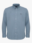CAMISA ALGODÃO AZUL MANGA COMPRIDA REGULAR FIT MR. BLUE