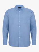 CAMISA LINHO AZUL MANGA COMPRIDA REGULAR FIT MR. BLUE