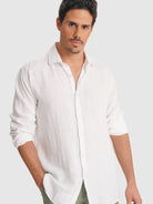 CAMISA BRANCA MANGA COMPRIDA REGULAR FIT MARK BELLUCCI