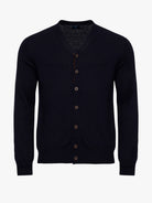 PULLOVER FINO AZUL COM COTOVELEIRA REGULAR FIT MR. BLUE