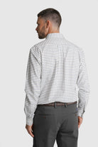 CAMISA FLANELA REGULAR FIT AZUL QUADRADA MR. BLUE
