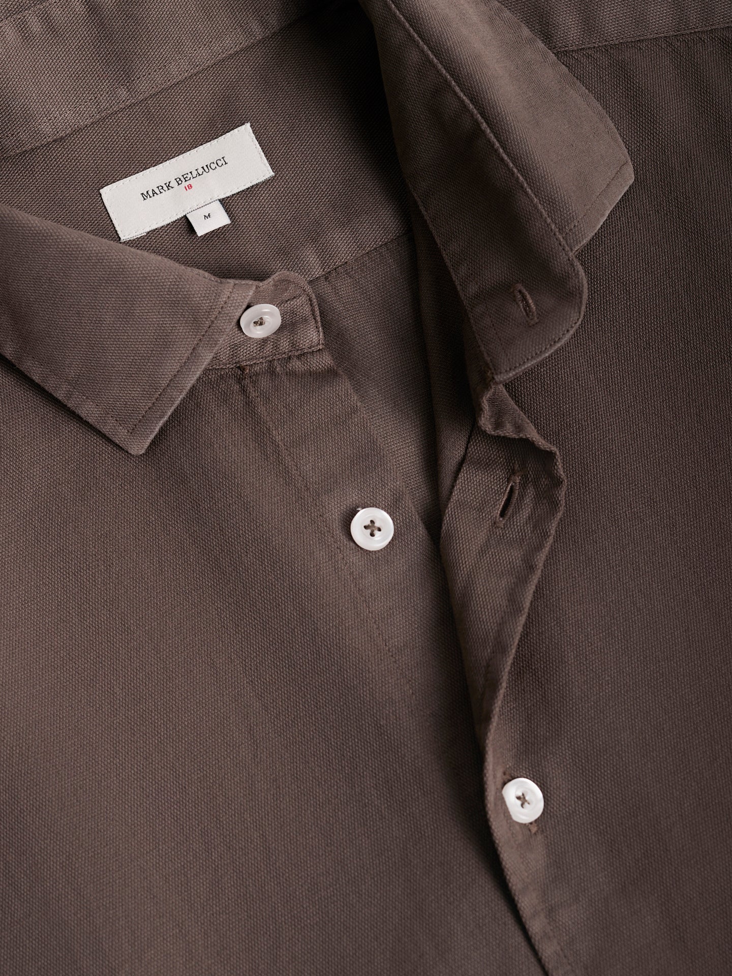 GRAY LONG SLEEVE REGULAR FIT SHIRT MARK BELLUCCI