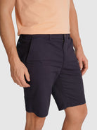 BERMUDA TWILL AZUIS REGULAR FIT MR. BLUE