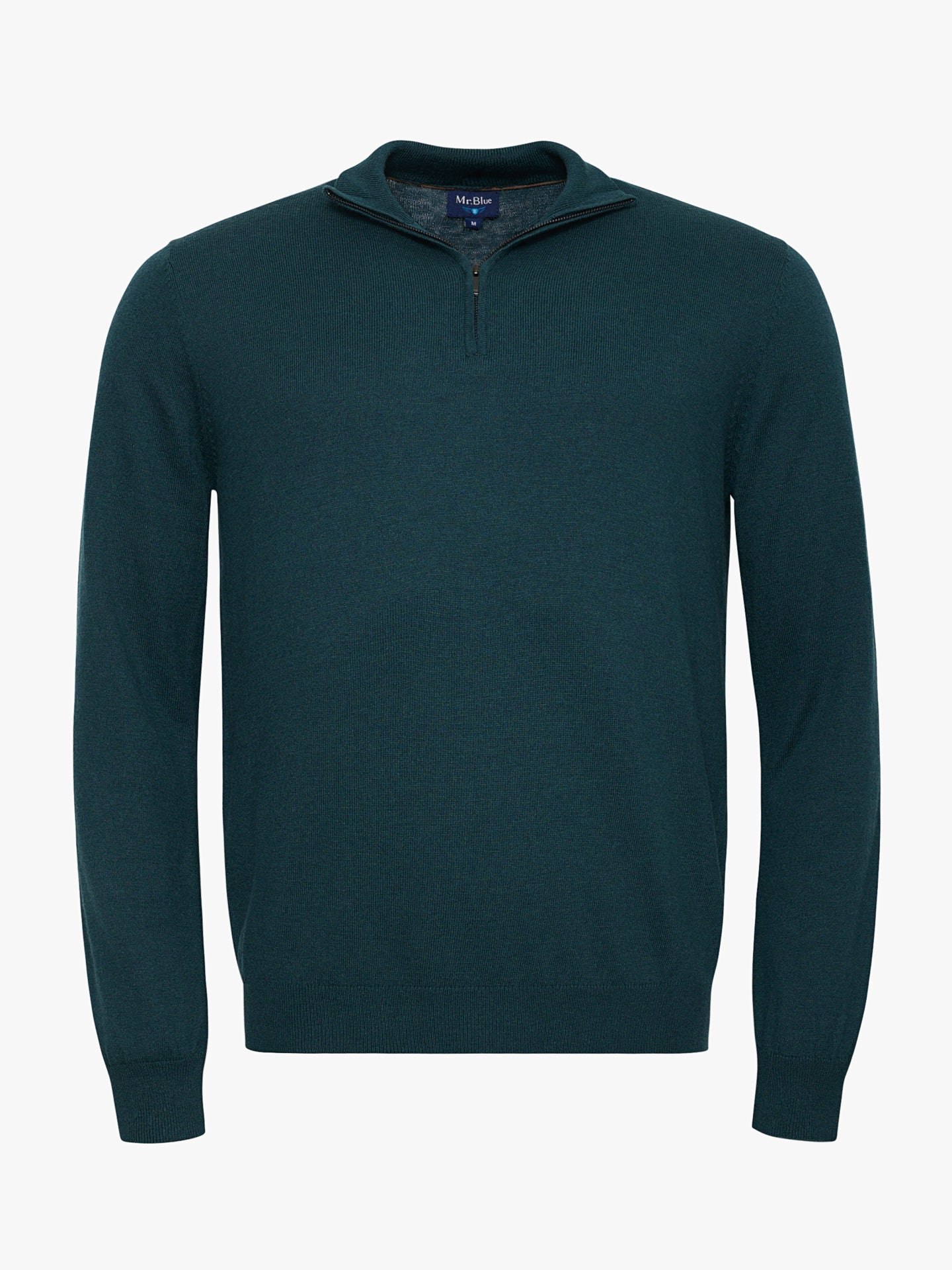 JERSEY FINO AZUL MANGA LARGA REGULAR FIT MR. AZUL
