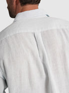 CAMISA LINHO TAILORED FIT AZUL LISA MARK BELLUCCI