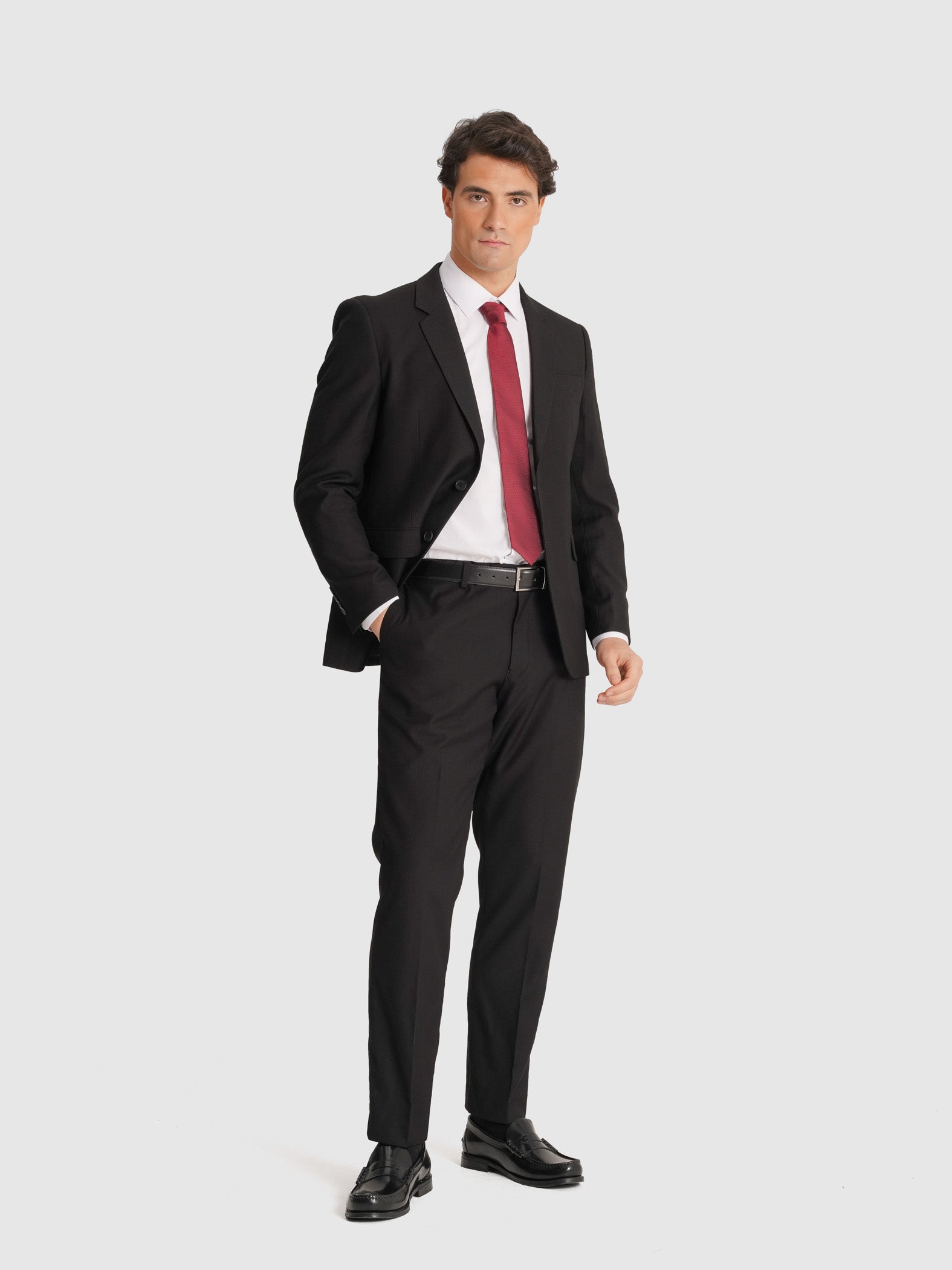 FATO PRETO MANGA COMPRIDA REGULAR FIT MR. BLUE