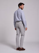 CALÇAS ALGODÃO CINZENTAS SLIM FIT MR. BLUE