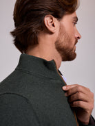PULLOVER ALGODÃO VERDE MANGA COMPRIDA REGULAR FIT MR. BLUE