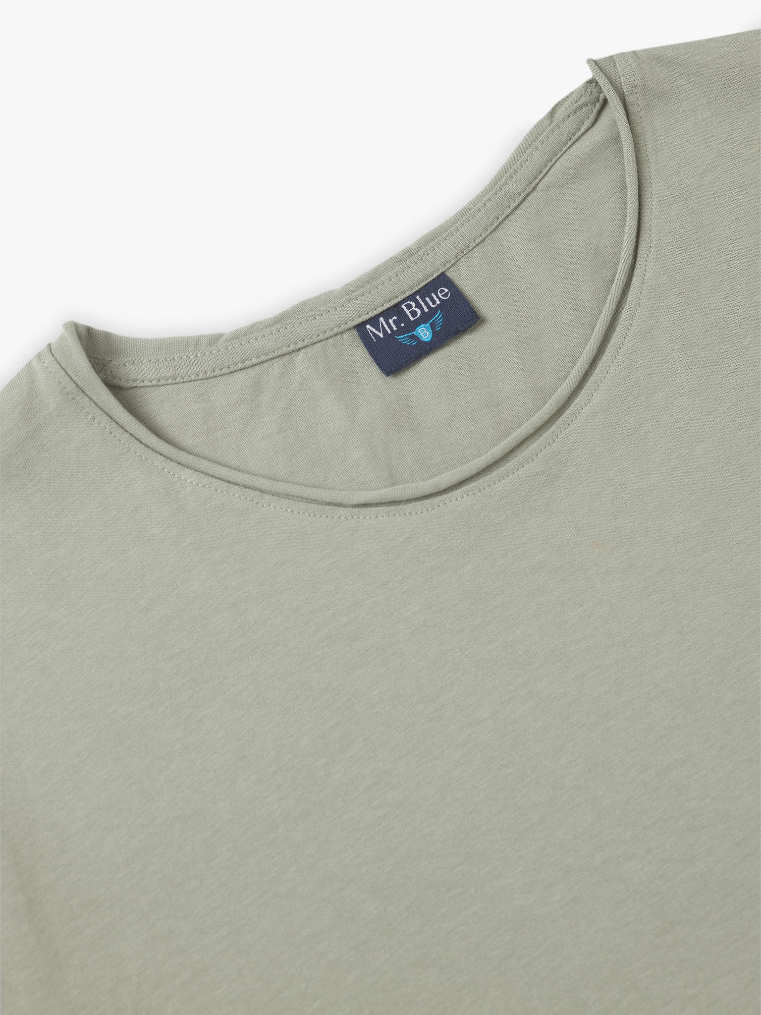T-SHIRT VERDE MANGA CURTA REGULAR FIT MR. BLUE