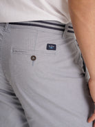 CALÇAS CHAMBRAY AZUIS REGULAR FIT MR. BLUE