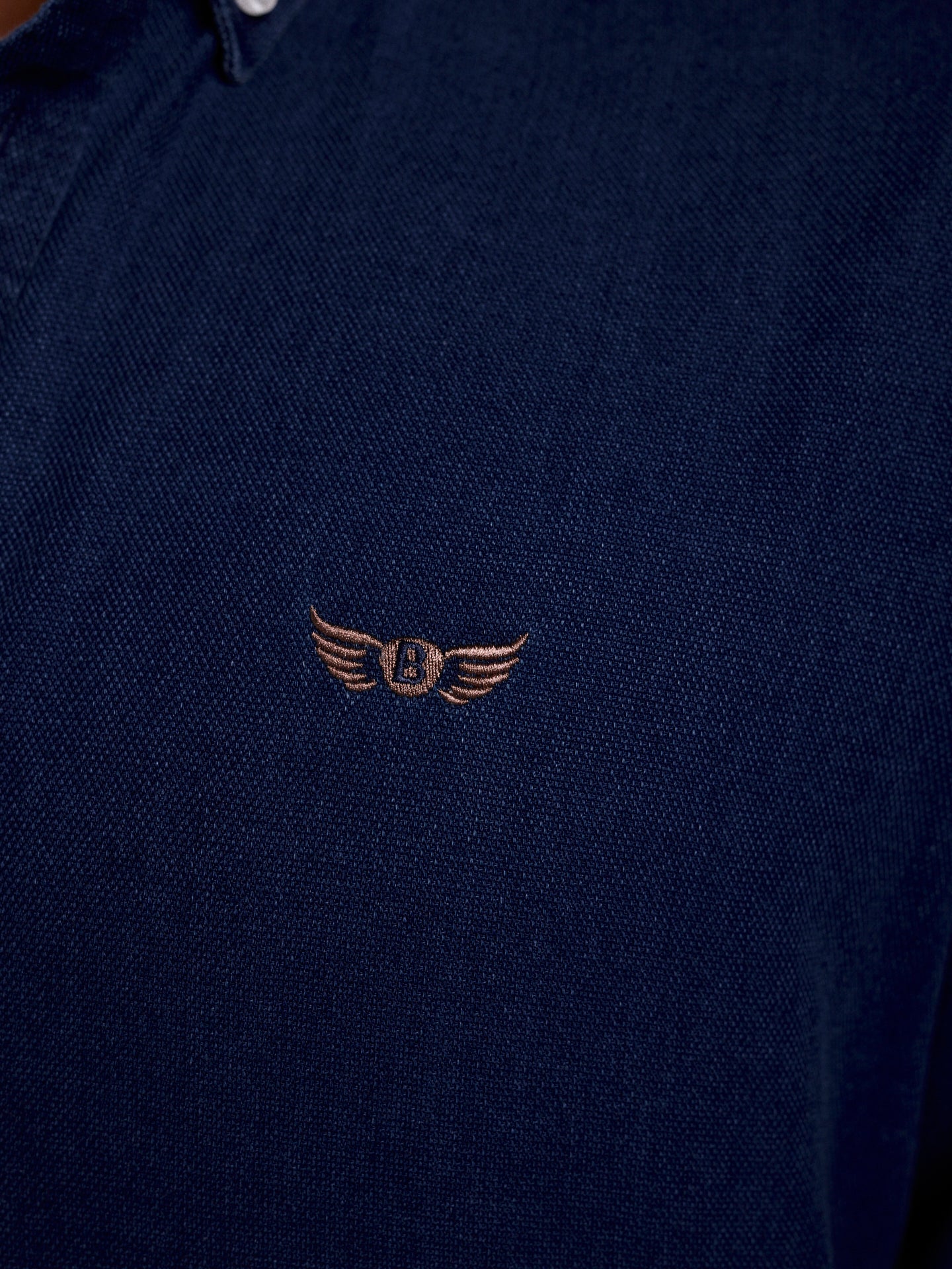 BLUE COTTON SHIRT LONG SLEEVE REGULAR FIT MR. BLUE