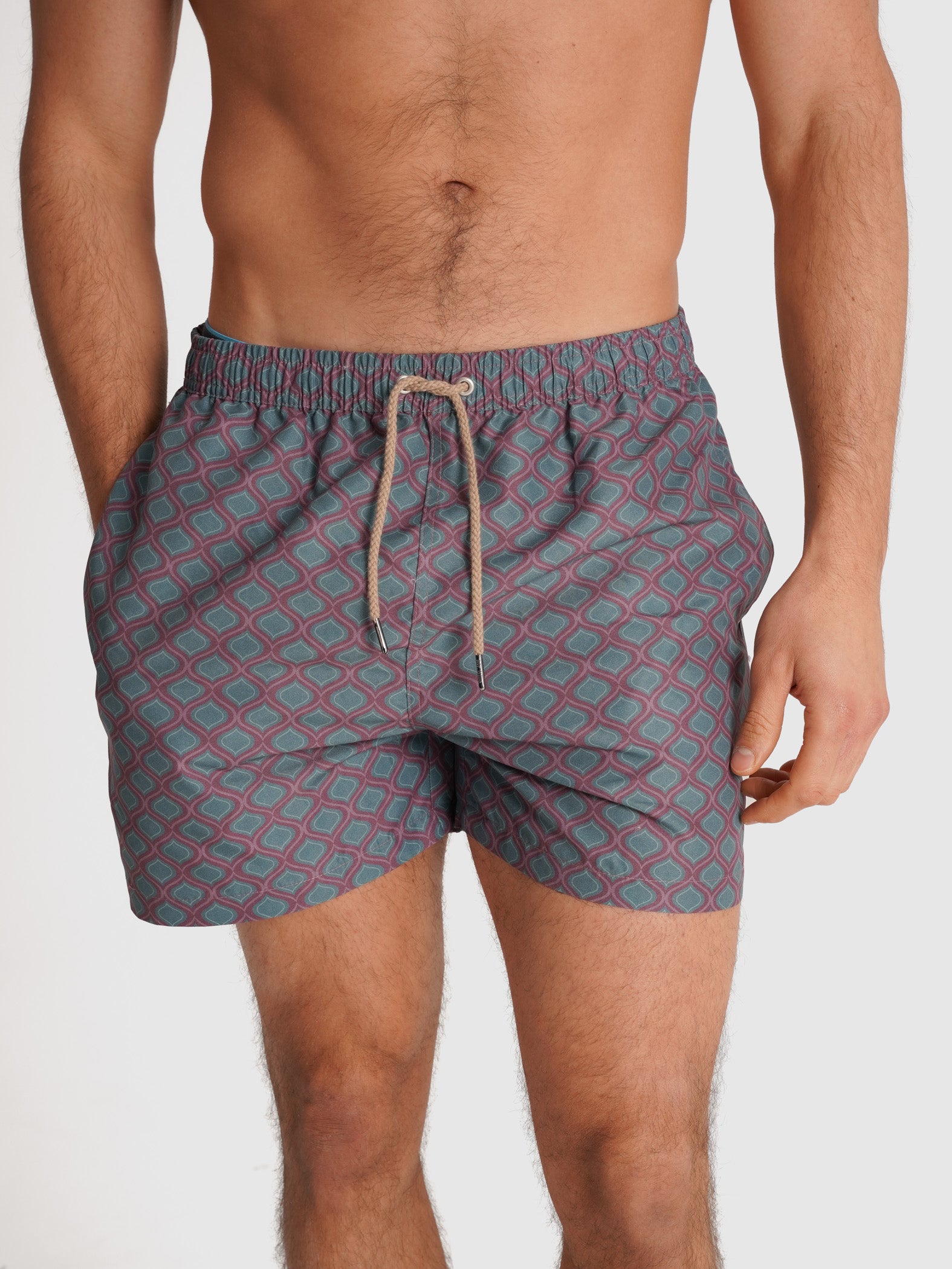 FATO BANHO VERMELHO REGULAR FIT MR. BLUE